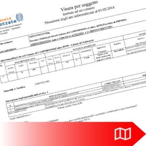 Visura catastale per nominativo