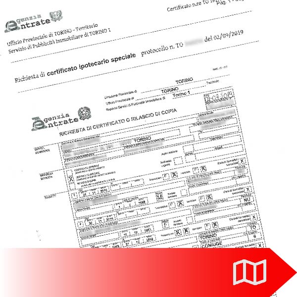Certificato Ipotecario Ventennale