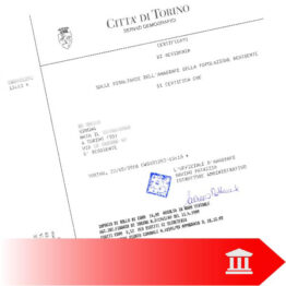 Certificato di Residenza