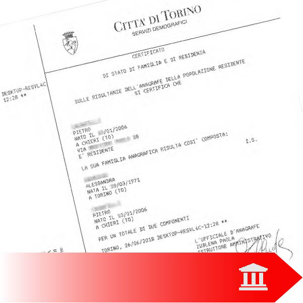 Certificato Contestuale