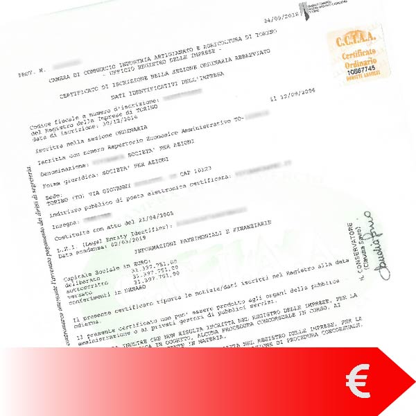 Certificato Camerale