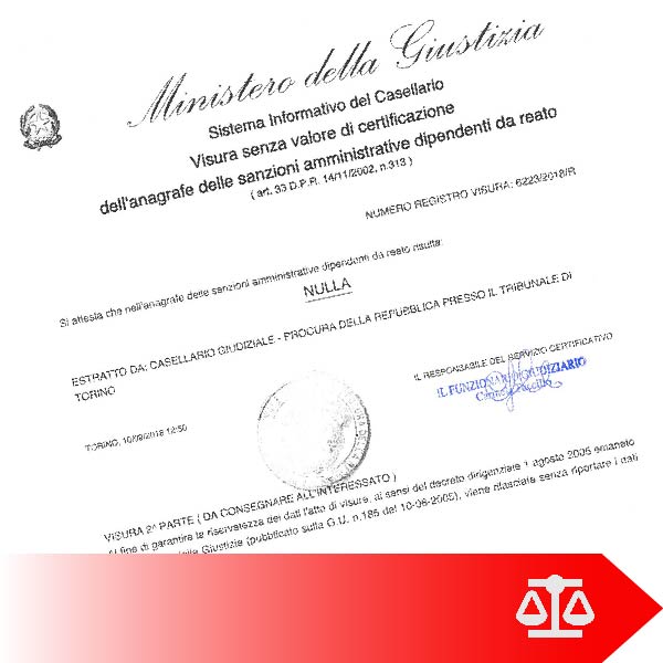 Visura Sanzioni Amministrative