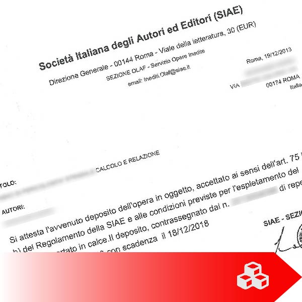 Deposito opera inediata Siae