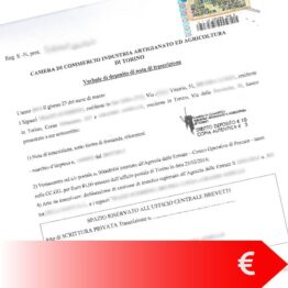 Trascrizione Titolo di Proprietà Industriale (P.I.)