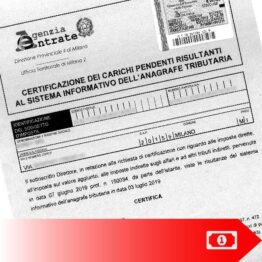 Certificato Carichi Pendenti dell'Agenzia Entrate