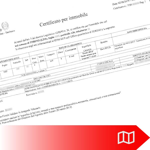 Certificato Catastale