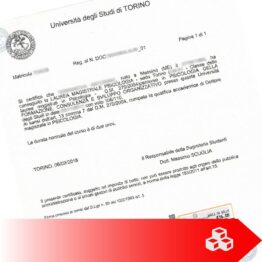 Certificato di Laurea
